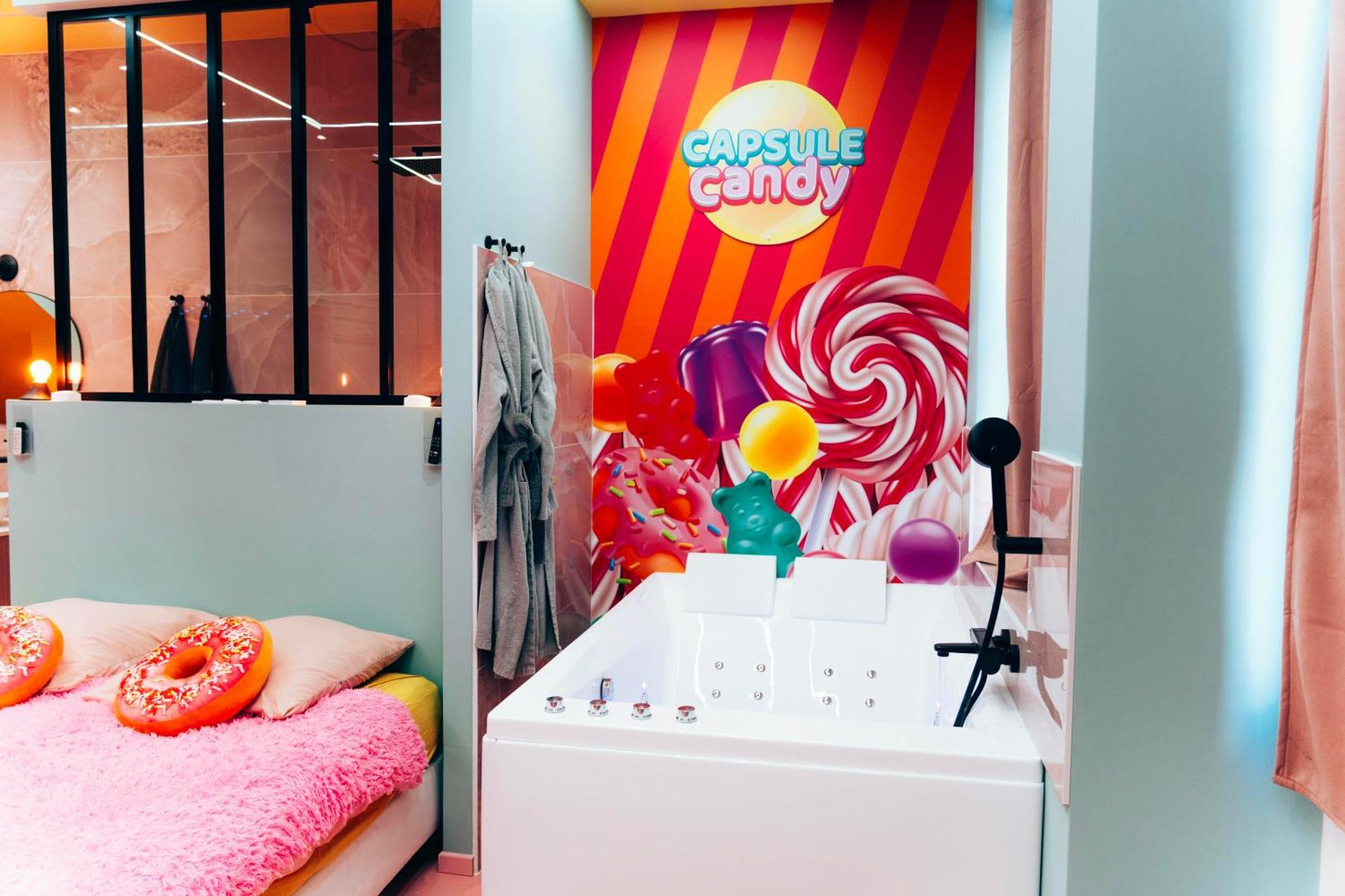 Capsule Bonbon - Balneo - Sauna - Billard - Nintendo Switch Douai Kültér fotó