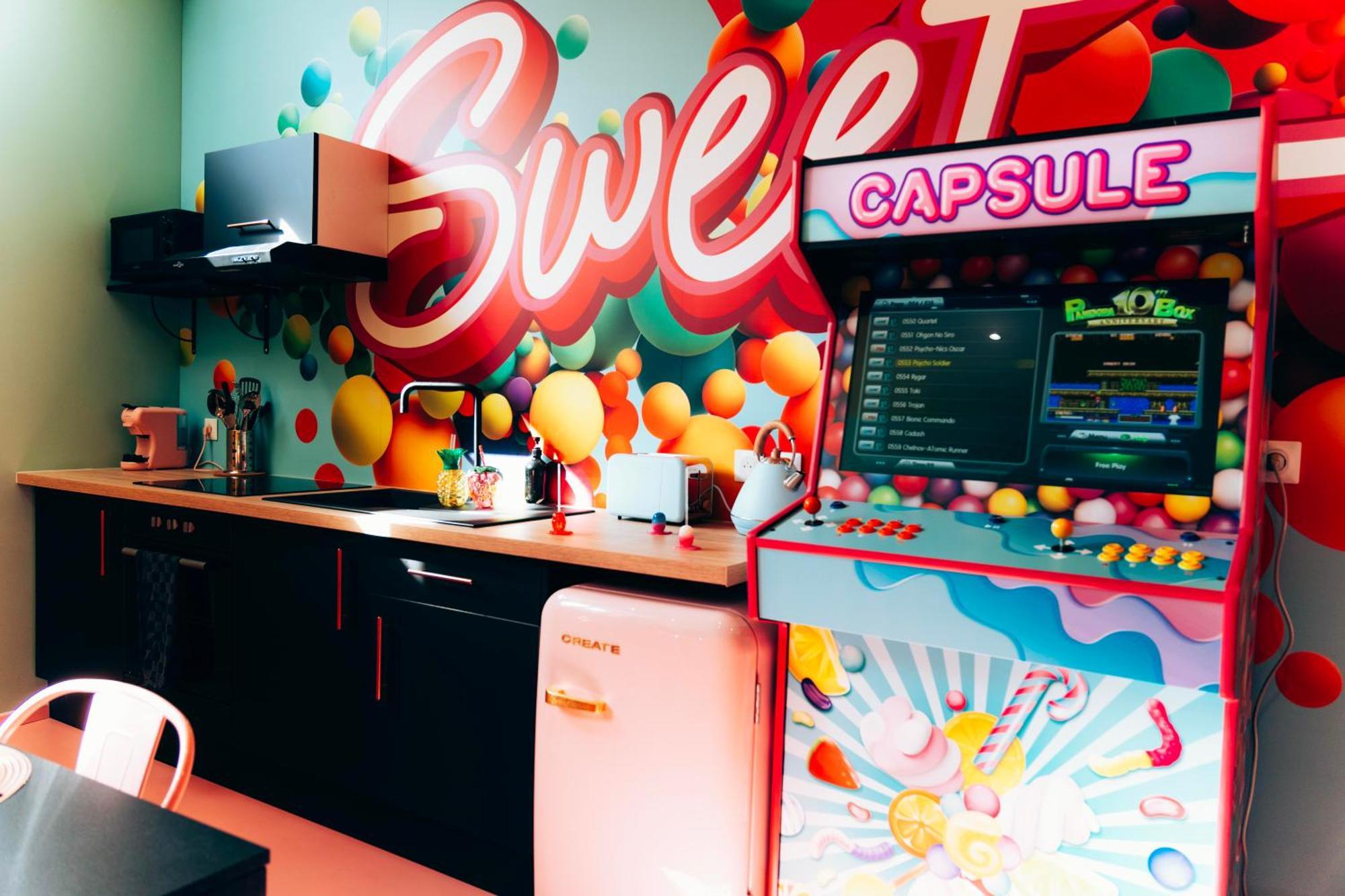 Capsule Bonbon - Balneo - Sauna - Billard - Nintendo Switch Douai Kültér fotó
